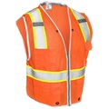 Kishigo 3X, Orange, Class 2, Premium Brilliant Series Heavy Duty Vest 1511-3X